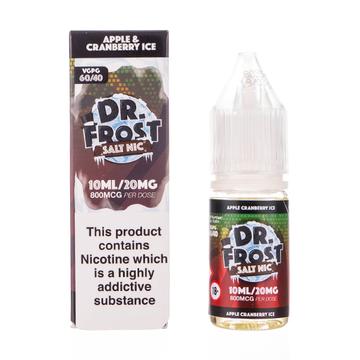 Apple & Cranberry Ice Nic Salt 10ml by Dr Frost - Vapemansionleigh 