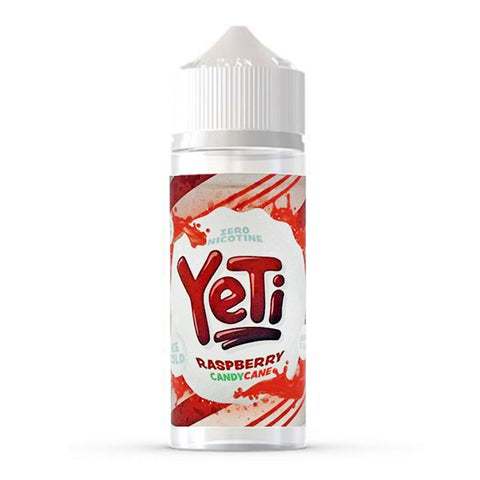 Raspberry Candy Cane by Yeti 100ml - Vapemansionleigh 